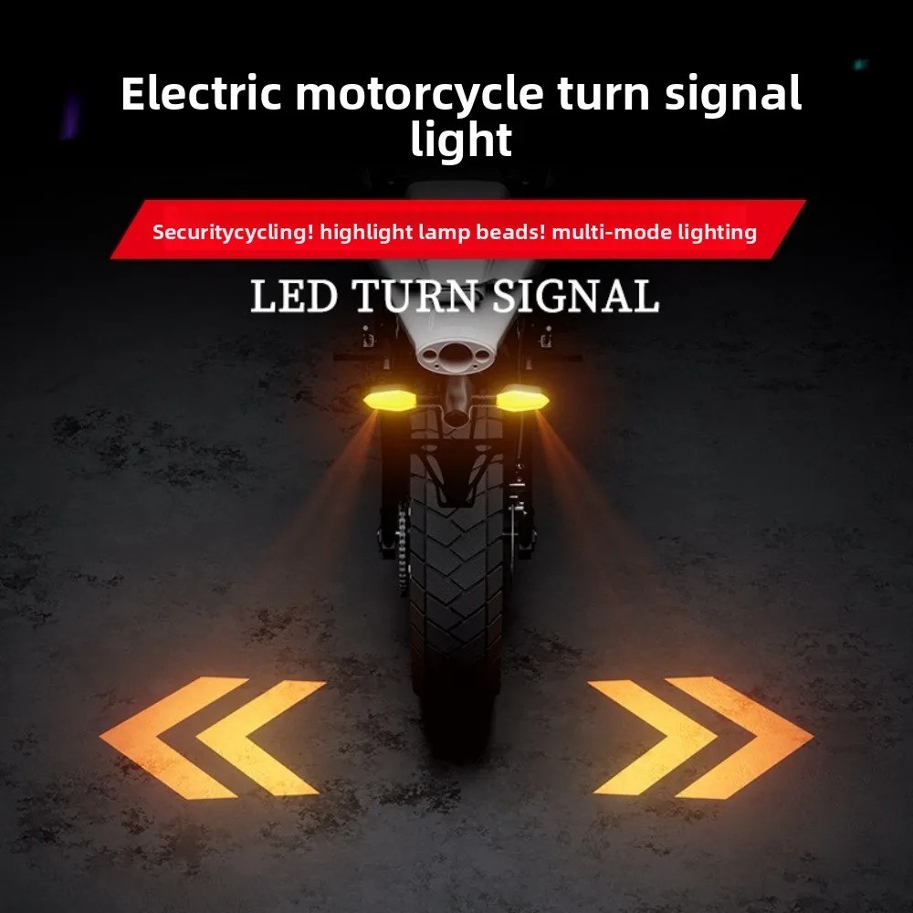 2 ชิ้นรถจักรยานยนต์ LED ไฟแสดงสถานะ Universal Amber ไหล Blinker DRL กระพริบโคมไฟ ราคา ถูกที่สุด ดีลบีเคเค แกลเลอรีภาพที่ 8