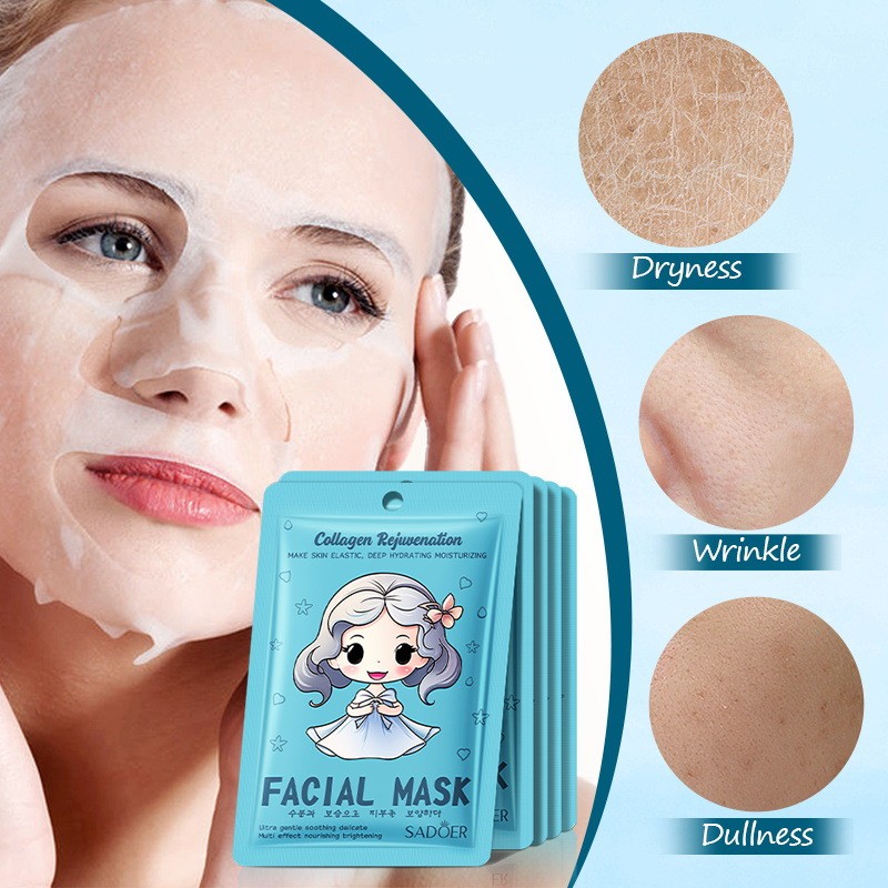 Whitening Collagen Rejuvenating Mask Series SADOER Moisturizing Moisturizing Mask WVFT