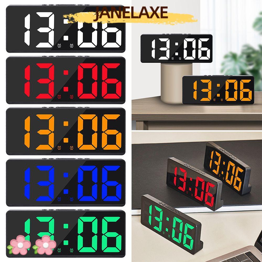JANELAXE932JN นาฬิกาอิเล็กทรอนิกส์นาฬิกาตัวเลข Creative Home Decor Backlight LED Digital