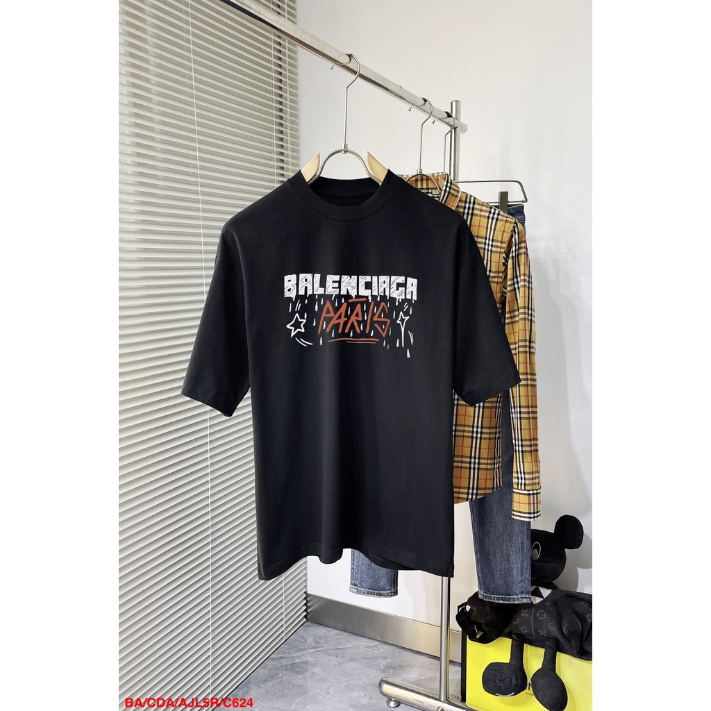 BALENC & IAGA Star Early Spring เสื้อยืดแขนสั้นสไตล์ใหม่ชายหญิงคู่สไตล์ฐานด้านใน Match สไตล์ใหม่สีคม