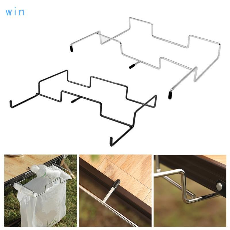 Win ถุงขยะแขวน Rack Rubbises กระเป๋าแขวนสําหรับห้องครัวแขวนตารางถังขยะกระเป๋า Mount สแตนเลสถังขยะกระ