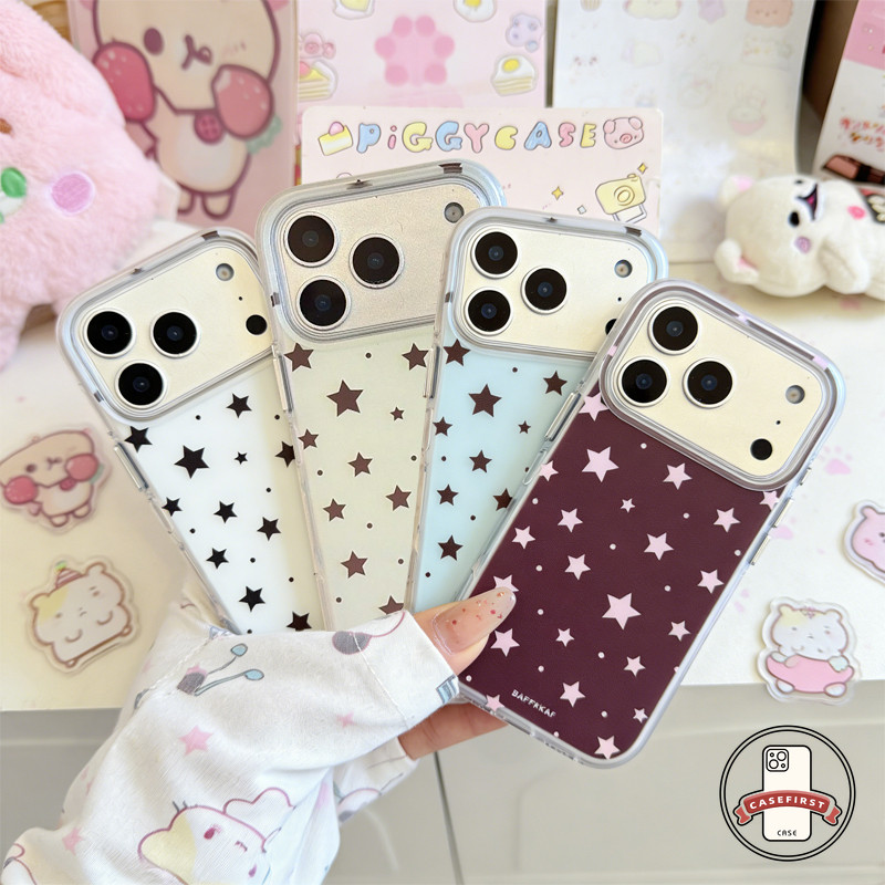 เหมาะสำหรับ Redmi 14C 12C 12 10C 9C 13C 9T 11 9A  A1 A3 Note 12 8 11 13 10 14 PRO เคสIMD ลายดาวสีพาสเทลฮิต