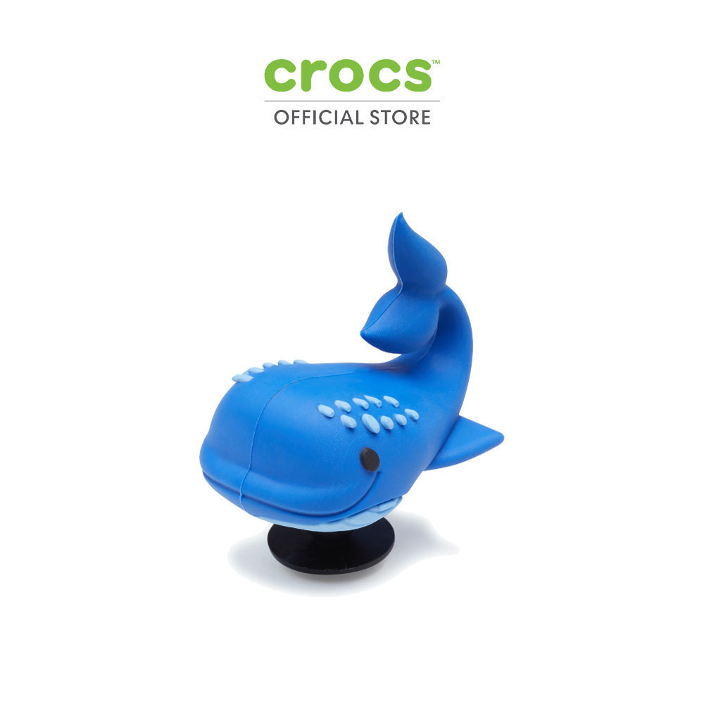 CROCS ตัวติดรองเท้า JIBBITZ 3D WHALE