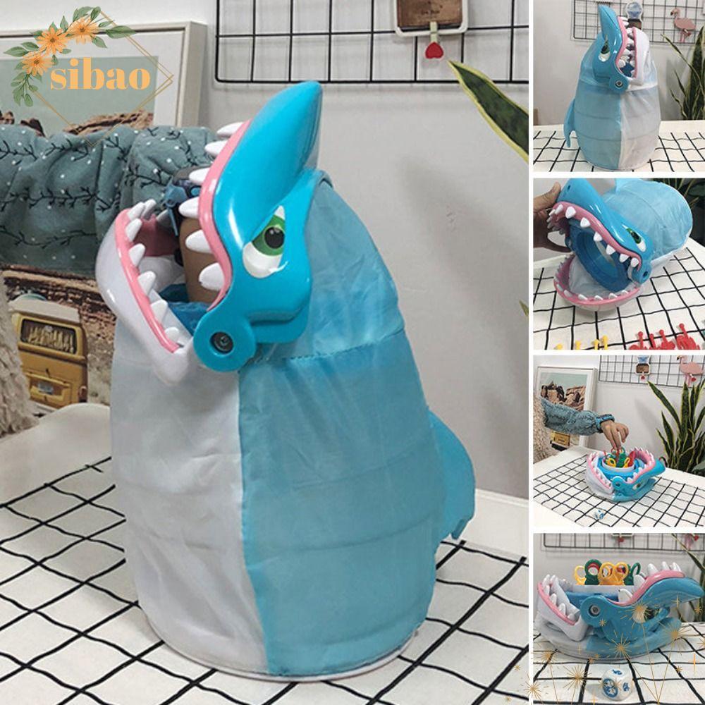 SIBAO Shark Bite Game, Plastic Funy Shark Board Game, Shark Watch Your Fingers ของเล่นเพื่อการศึกษา