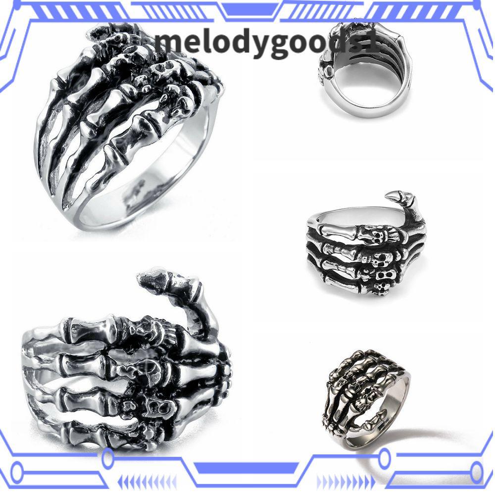 MELODYGOODS Punk Vintage Men Hand Bone Rings