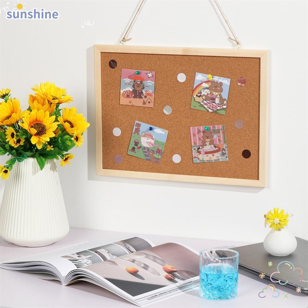 SSUNSHINE Vision Board แขวนผนังตกแต่ง Office School Corkboard