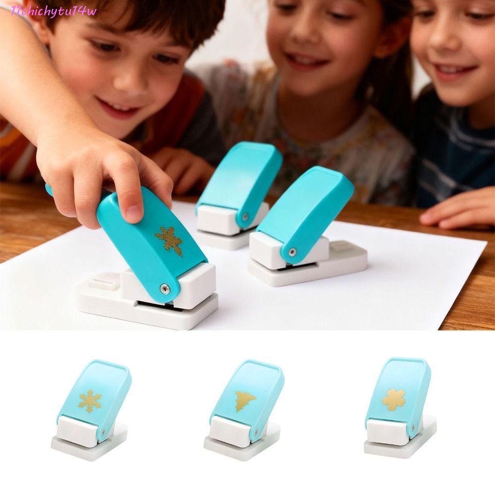 CHICHYTU14W เครื่องมือกระดาษ DIY, เครื่องเจาะกระดาษตกแต่งกระดาษทํามือ, งานฝีมือ|Paper Punch DIY Card