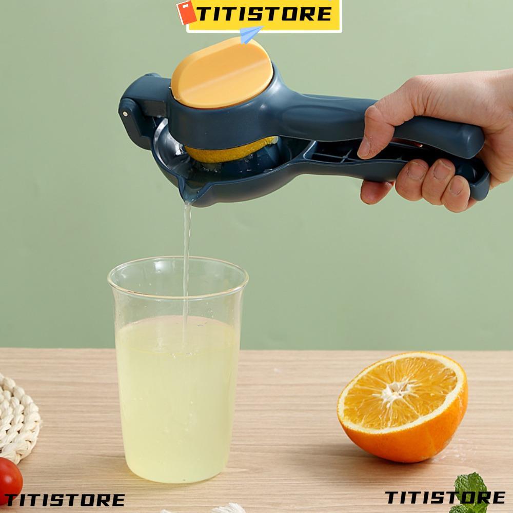 TITISTORE Lemon Lime Squeezer, Max Extracting Press Hand Juicer, Orange Juicer Manual Grapefruit Man