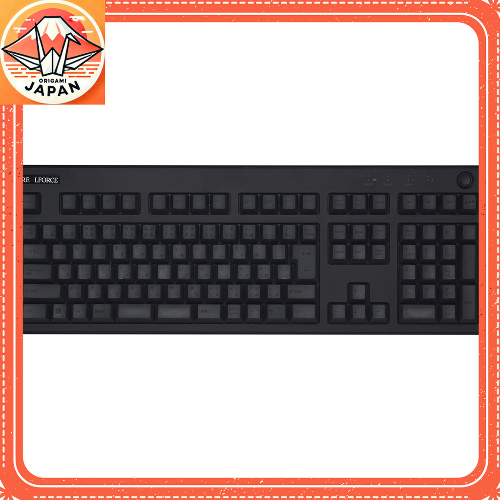 REALFORCE R3 คีย์บอร์ด Full Size แป้น Space แยก สีดำ–เทา ภาษาญี่ปุ่น แรงกด 45g รองรับ Bluetooth และเ