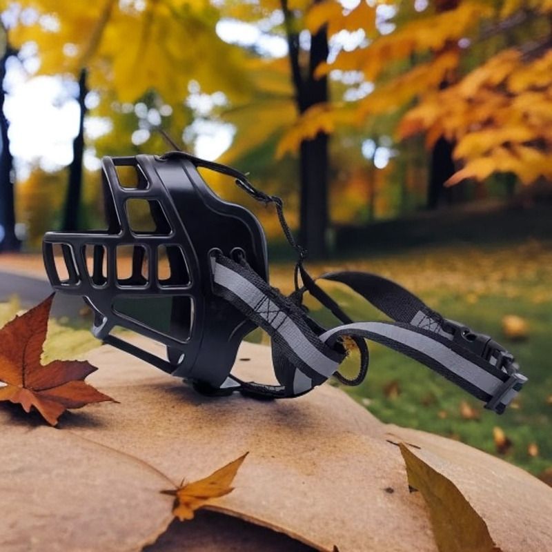 Piccolo Dog Muzzle Bark Stopper ตะกร้อสุนัข Break-free Bite Barking สุ่มกินตะกร้อ Anti-licking Teddy