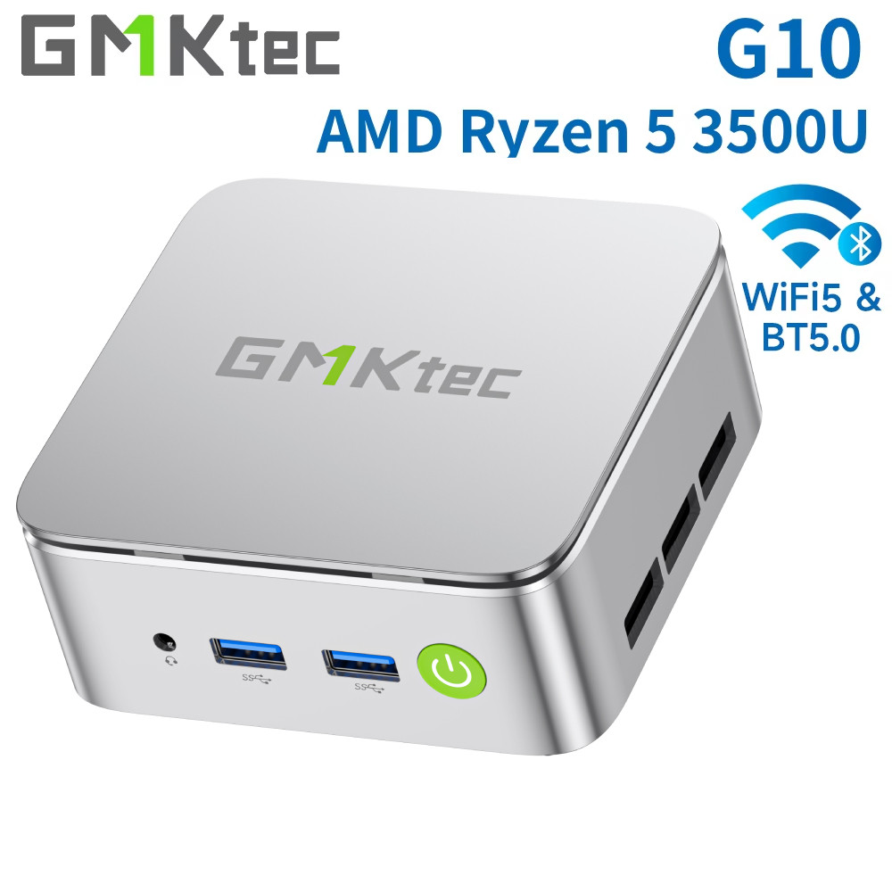 EOVOE เปิด Claw G10 Mini PC AMD Ryzen 5 3500U 2.5GbE LAN คอมพิวเตอร์เดสก์ท็อป WiFi 5 Type-C Triple 4