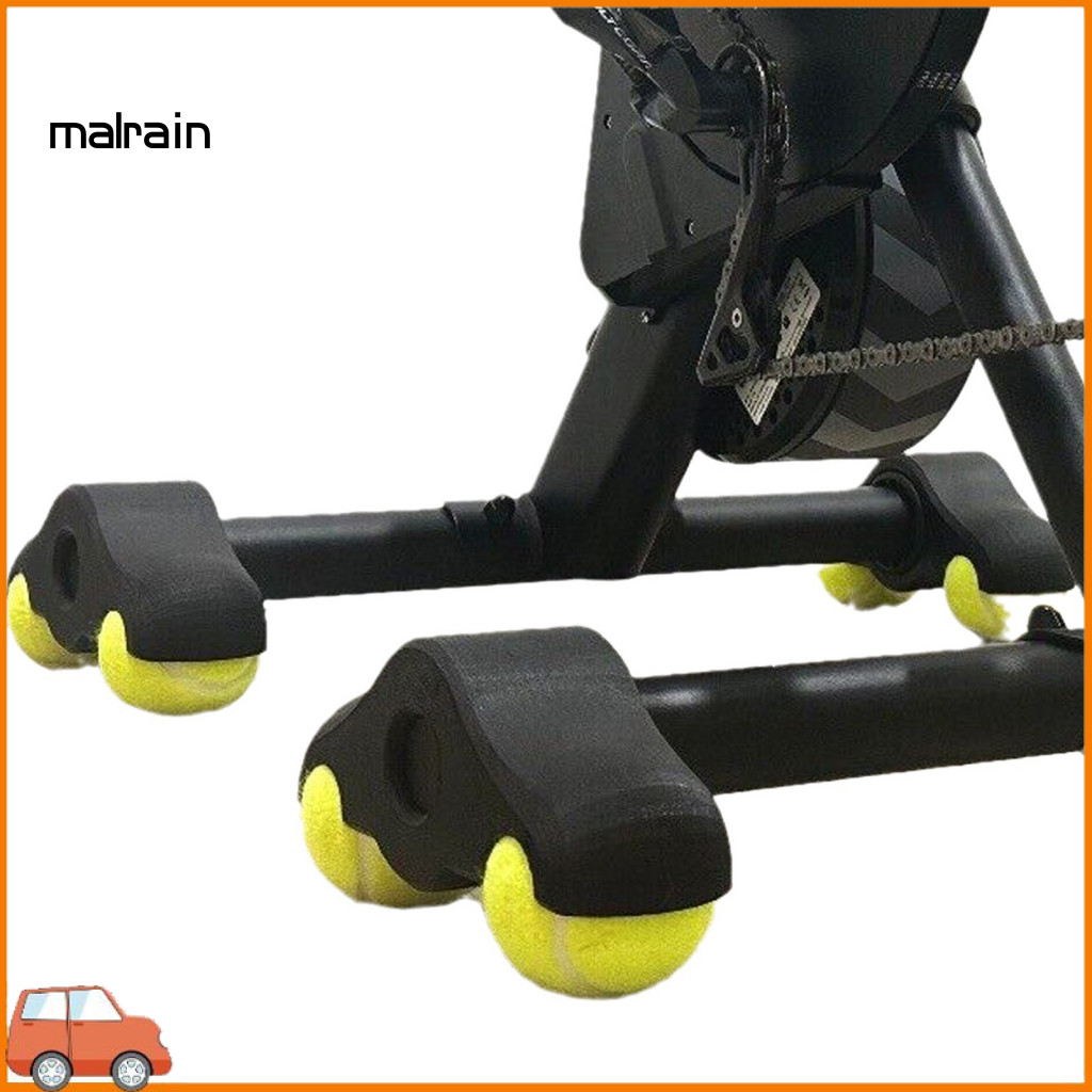 แผ่นรองเท้าจักรยานสำหรับ Wahoo Kickr Core แบบกันลื่นและดูดซับแรงกระแทก 2-4 ชิ้น