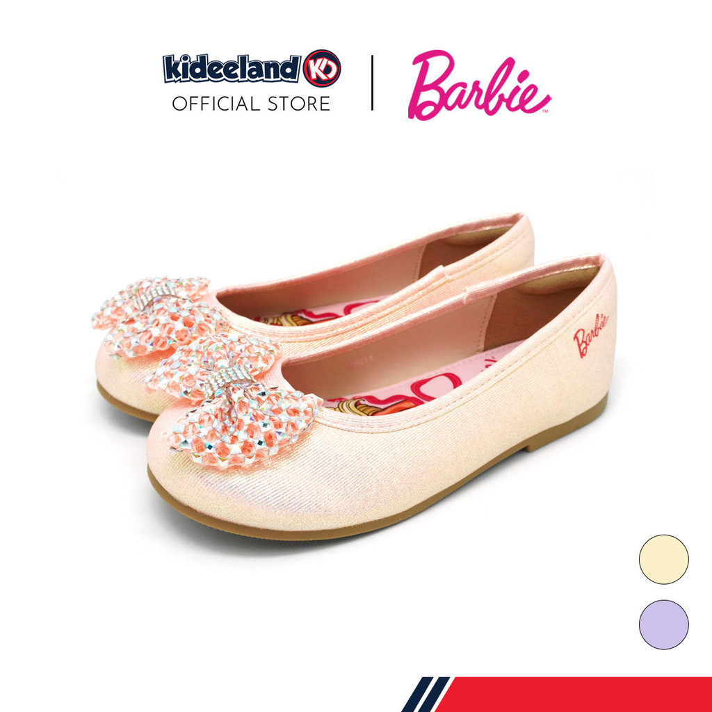 Kasut Sandal Barbie Kids Ballerina Flats (BB6077 | BB6078) - Kideeland