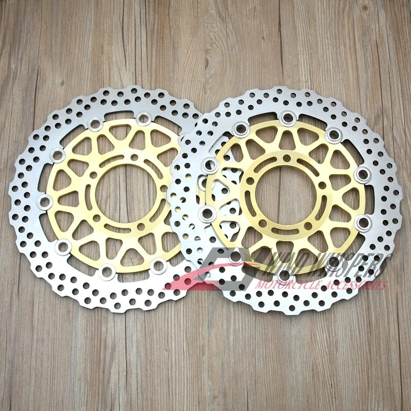 310 มม. แผ่นดิสก์เบรคหน้าโรเตอร์สําหรับ Kawasaki GTR 1400 ZG 1400 2008-2018 ZZR 1400 ZX 1400 ZZR1400