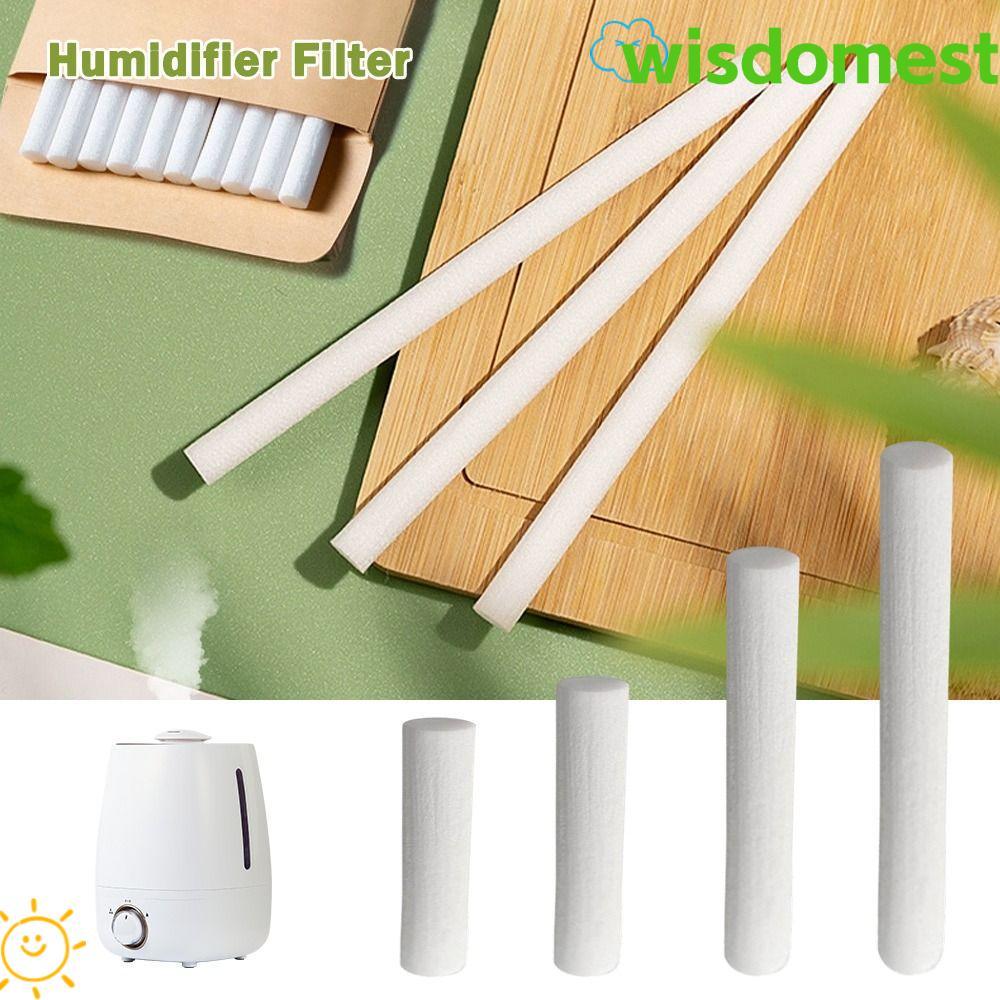 WISDOMEST 50PCS Humidifier Sticks, 8 มม.ขนาดฟองน้ําติดกรองเติม Sticks,กรอง Core Ultrasonic Cotton วั