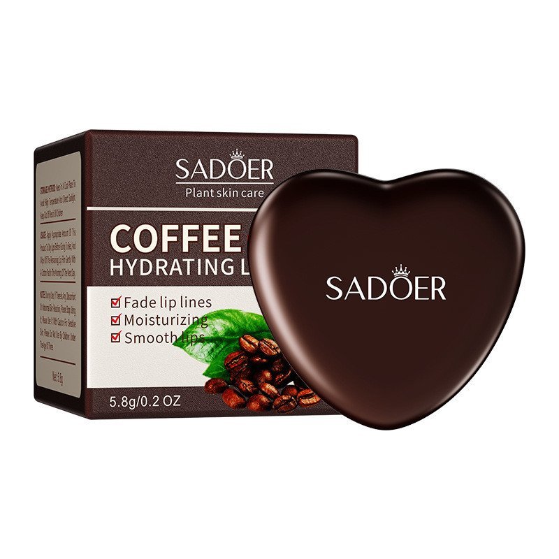 Heart sadoer Style Full English 5.8g มาส์กรูปลิปสติกทาลิปกาแฟให้ความชุ่มชื้น