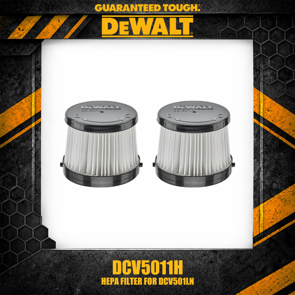 DEWALT DCV5011H HEPA Filter สําหรับ DCV501LN 20V สูญญากาศ 2PK เครื่องมืออุปกรณ์เสริม