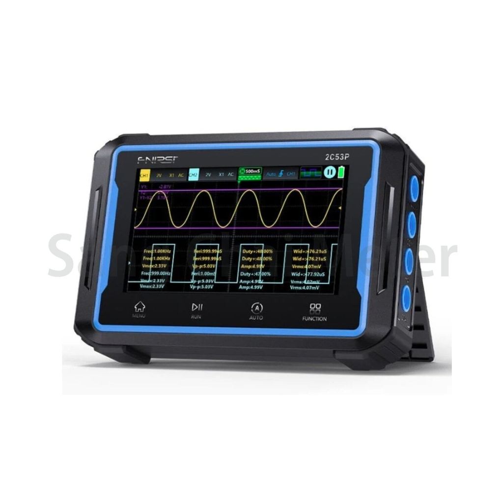 FNIRSI 2C53P ดิจิตอลออสซิลโลสโคป พร้อมมัลติมิเตอร์ และเครื่องกำเนิดสัญญาณ