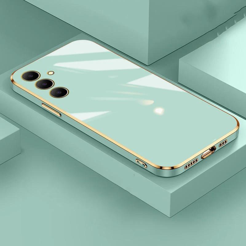 SAMSUNG รุ่นใหม่ชุบไฟฟ้าเคสโทรศัพท์เหมาะสําหรับSamsung Galaxy A56 A36 A26 A16 A55 A35 A25 A15 A53 A7