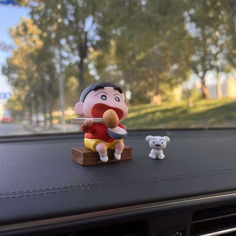 ของแต่งรถ Crayon Shin-Chan Potato Shin-Chan ตกแต่งกิน Shin-Chan ของขวัญเพื่อนน่ารักตกแต่งรถ Crayon S