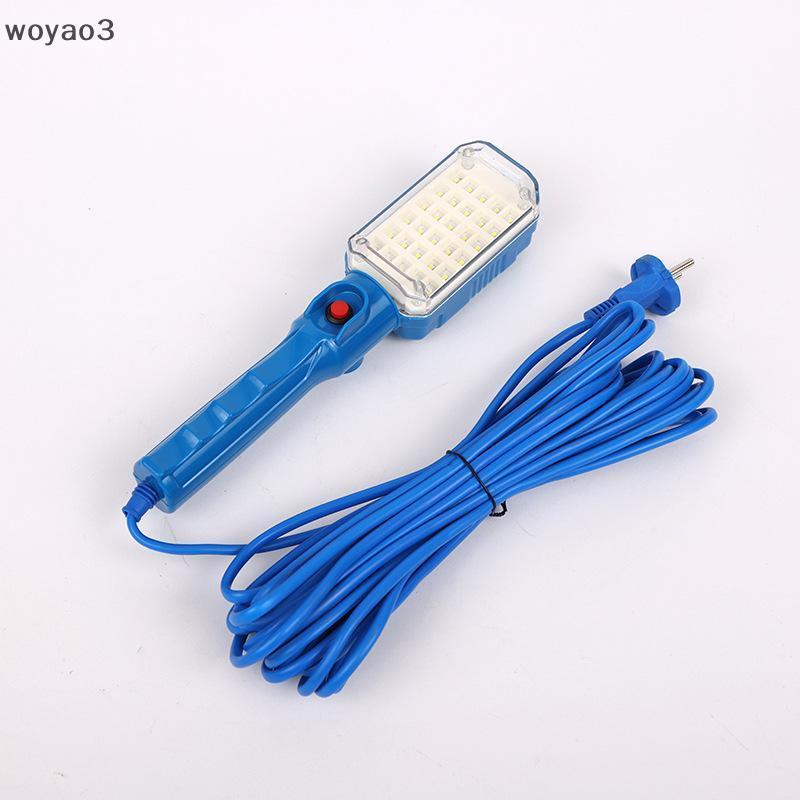 [WY3] ไฟฉายเวิร์คช็อป 7W 30LED แบบพกพา 220V ไฟทํางานโรงรถซ่อมโคมไฟตรวจสอบ 10M สายไฟไฟฉายมือถือ [VN]