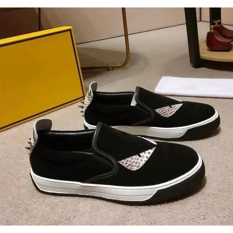 รองเท้าผ้าใบหรูหราในสไตล์ใหม่ของ Fendi Little Monster