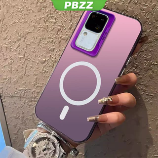 PBZZ FOR เคส สําหรับปลอก VIVO V30 PRO 5G 2024 VIVO V30 V30E 5G เคสโทรศัพท์เคสแข็ง TPU Protector Smooth กันกระแทกออกแบบใหม่ความงามไร้สายแม่เหล็กดูด CYBSWX01