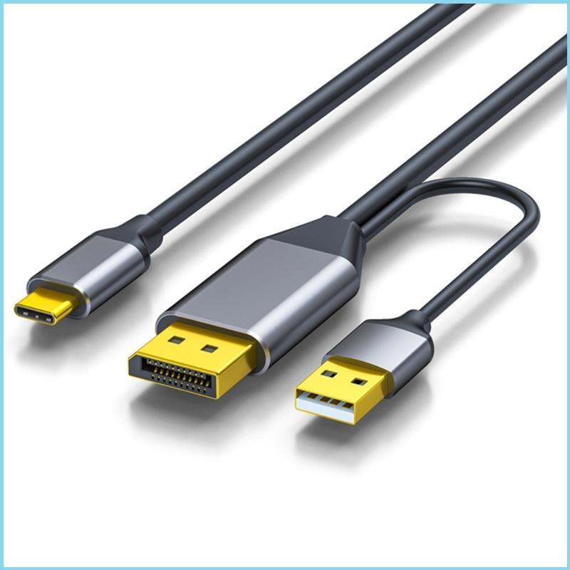 To USB C Converters Cable 4K 60Hz Touch Support For Laptop Monitor