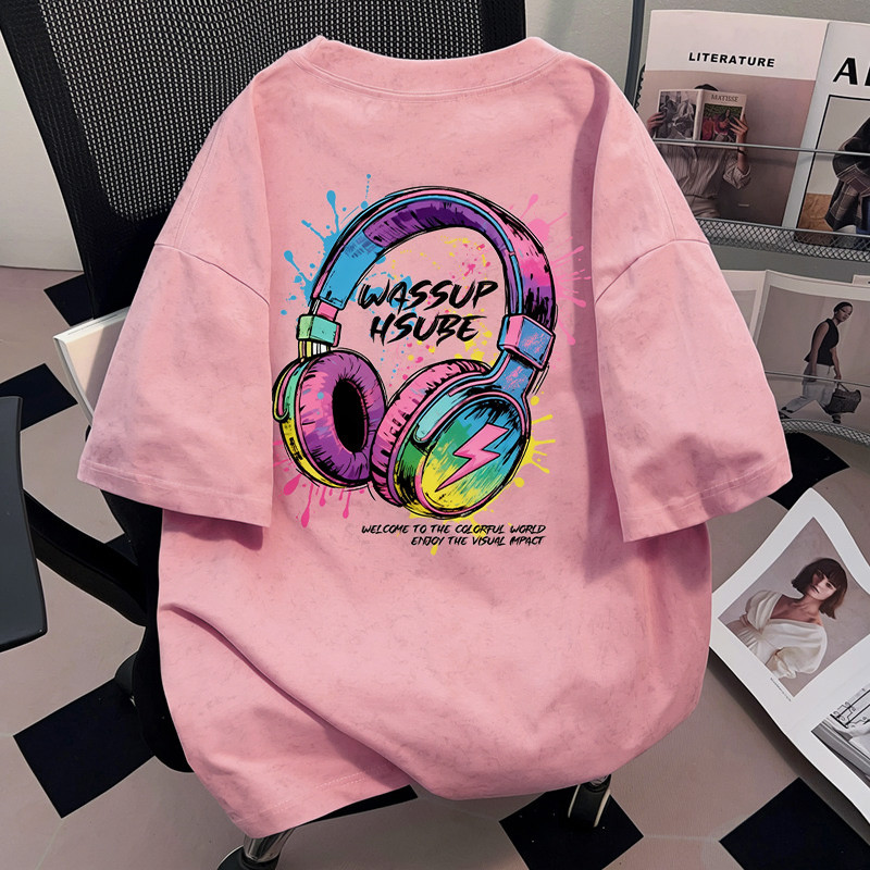 TEE·SHOP🍀 เสื้อยืด oversize เสื้อเท่ๆ เกาหลี "Bearbrick Art ไม่หดตัว เสื้อแฟชั่นใ เกาหลีสไตล์ พิมพ์ลาย ผ้านิ่มใส่สบายCOD
