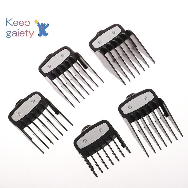 [Kpt-t] 10 ชิ้น/เซ็ตจํากัดหวีสําหรับปัตตาเลี่ยนไฟฟ้าร้านตัดผม Pro ตัดคู่มือหวีตําแหน่งคาลิปเปอร์หวี 