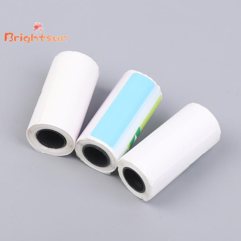 [BT-t] 5 ม้วน 15 มม.30 มม.กระดาษความร้อน Self-กาวการพิมพ์ป้ายกระดาษ Stier สําหรับ Poet Mini เครื่องพ