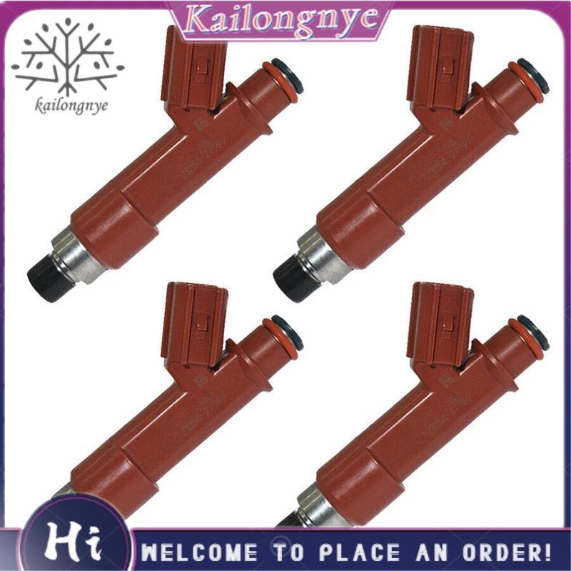 4PCS สําหรับหัวฉีดหัวฉีดฉีด NCP90 NCP92 2NZFE 1.3L L4 23250-21060 23209-21060 รถ