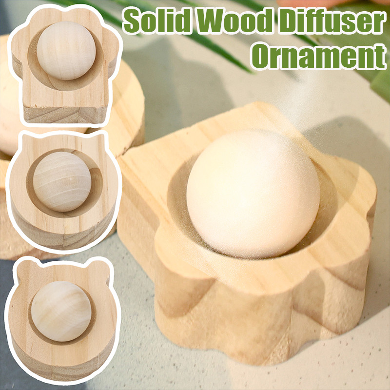 5ชิ้นวอลนัทธรรมชาติไม้กระจายกลิ่นหอมเครื่องประดับ,ตู้กลิ่นหอมเป็นมิตรกับสิ่งแวดล้อม,ขนาดกระทัดรัด,กระจายน้ํามันหอมระเหยสําหรับห้องนอนห้องนั่งเล่นตกแต่งร – โปรปัง