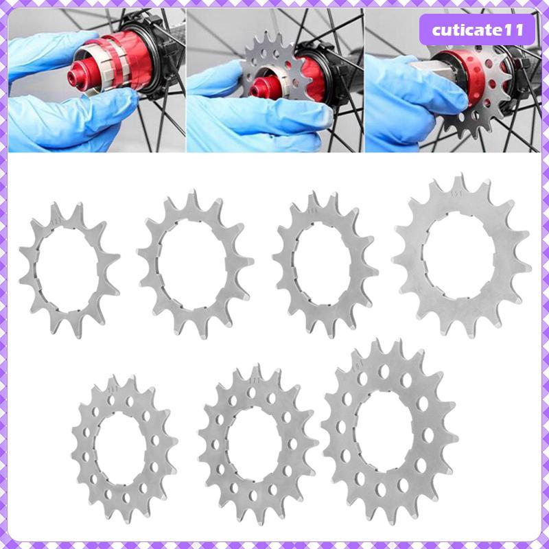 [Cuticate1] Anti Rust Single Speed Cassette Cog, 12/13/14/15/16/17/18T ,ส่วนประกอบจักรยาน