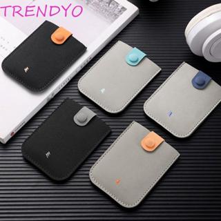 TRENDYO กระเป๋านามบัตร, หนัง PU ดึงประเภทผู้ถือบัตรคลัทช์, เ…