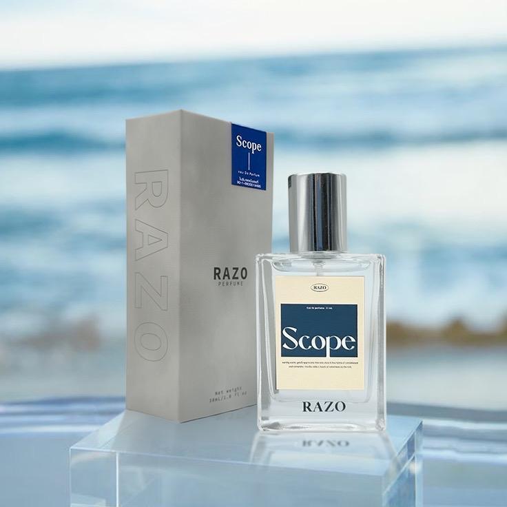 🇹🇭 น้ำหอม RAZO กลิ่น SCOPE ขนาด 30ml. Razo น้ำหอมผู้ชายแท้ กลิ่น หอมเท่ห์ติดทนนาน กลิ่นนิยมสุดฮิต