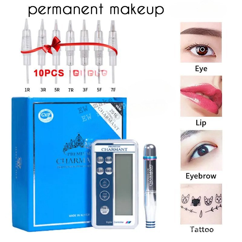 "Available" tattoo eyebrow machine set Charmant Machine de Tatuaje 1RL3RL5RL7RL3F7FPMu permanent mak