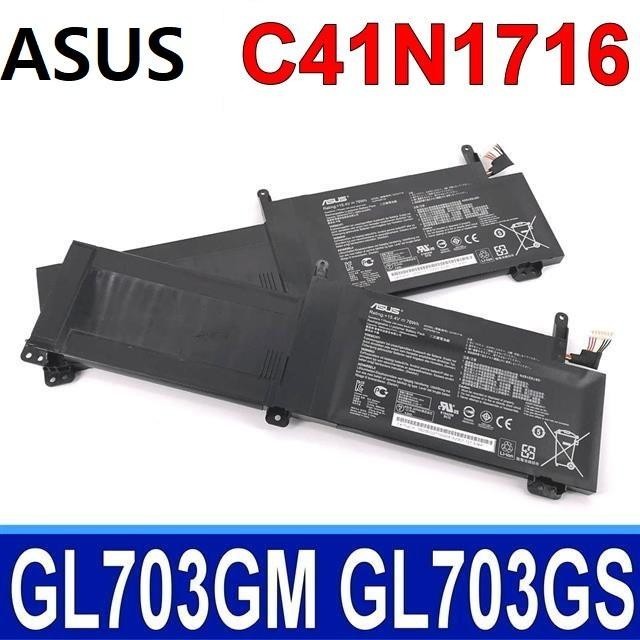แบตเตอรี่แล็ปท็อป ASUS C41N1716 Rog STRIX GL703 GL703G GL703GM GL703GS GL703VM GL703VM0