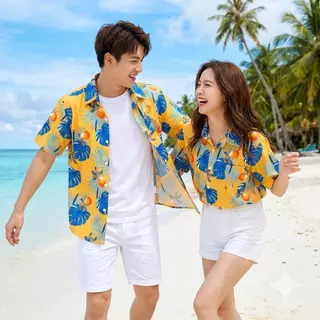 รวมเสื้อฮาวาย ต้อนรับซัมเมอร์ ผ้าโพลีพรีเมี่ยม ลายคมชัด ใส่สบาย