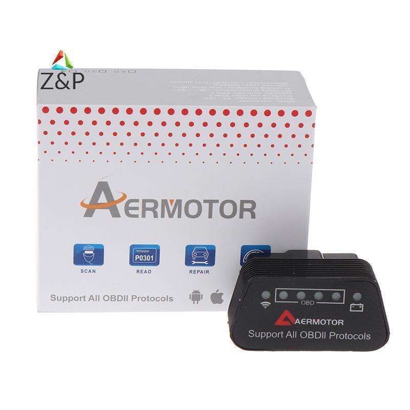 Z&P ELM327 V1.5 Wifi 4.0 V1.5 OBD2 เครื่องอ่านรหัสเครื่องสแกนเนอร์วินิจฉัยเครื่องมือสนับสนุนระบบ And