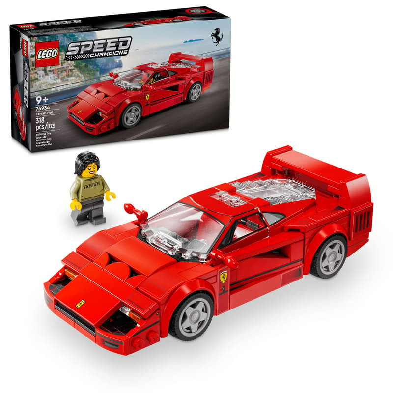 LEGO SPEED CHAMPIONS 76934 Ferrari F40 Super Sports Car Assembly Toy