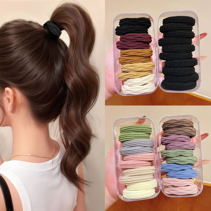 ยางรัดสี โดปามีน สไตล์เกาหลี เครื่องประดับผมผูกผมผู้หญิงหวานและอเนกประสงค์