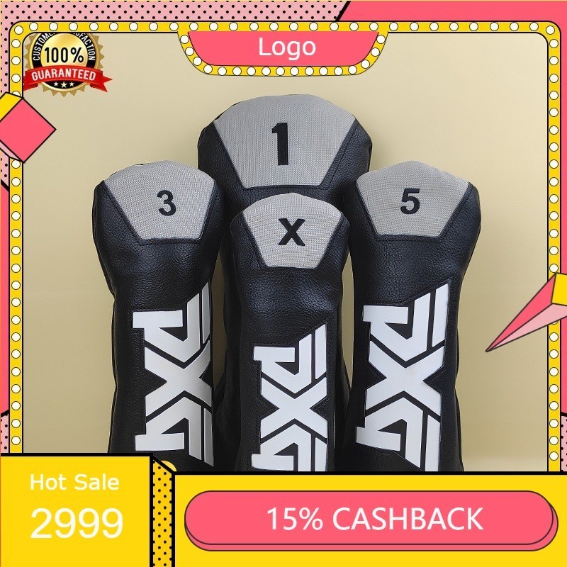 Breeze Golf Universal PXG Golf Club Headcovers for Driver, Fairway Wood, and Hybrid Clubs