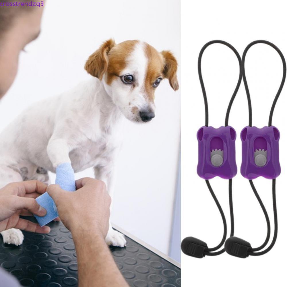 MAGMA สัตว์ Tourniquet ปฏิบัติ 2 ชิ้นสําหรับสุนัขแมวยืดหยุ่นปรับพลาสติกฉุกเฉิน Tourniquet