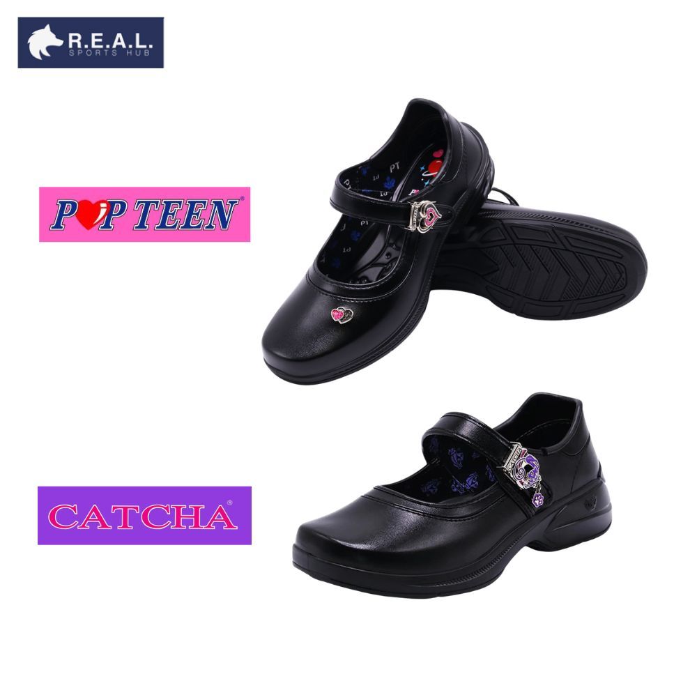 💸ลด65.-ใส่โค้ดTHIKWX1N💸รองเท้านักเรียนหญิง Popteen / Catcha รุ่น [ POP88 99 CAT02 03 04] รุ่นใหม่2026