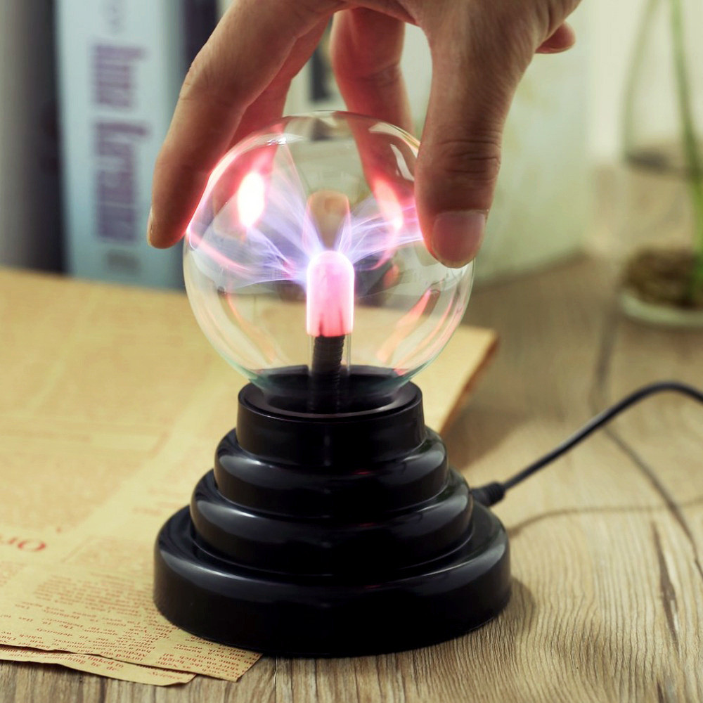 USB Magic Lamp Sound-Controlled Electrostatic Sphere 345678Magic Ball Sound-Controlled Light Magic L
