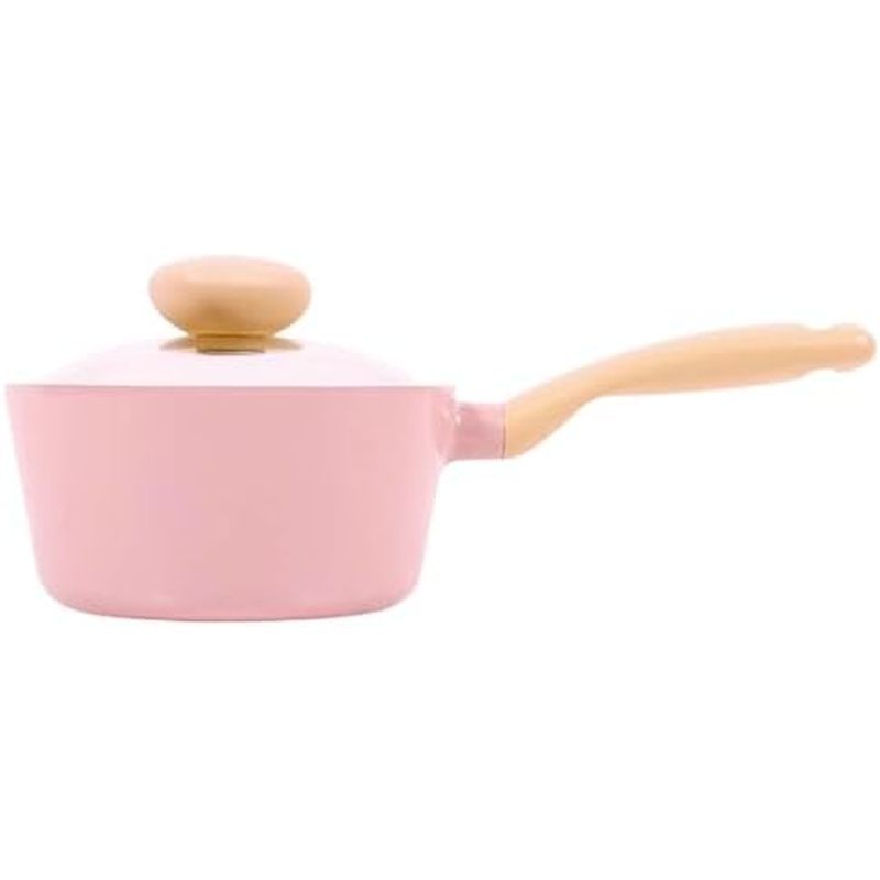 Neoflam Retro 1.5QT Saucepan พร้อมฝาปิด – 7" (18ซม.) หม้อชาเคลือบเซรามิกแบบไม่ติดสําหรับงานหนักพร้อม