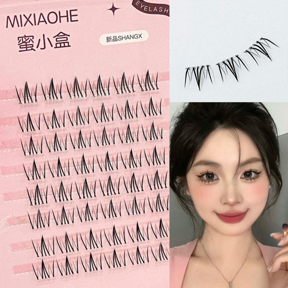 ขนตาล่างธรรมชาติ Undear Lashes ด้านล่างขนตาปลอมนุ่ม Handmade Eyelashes U7n6