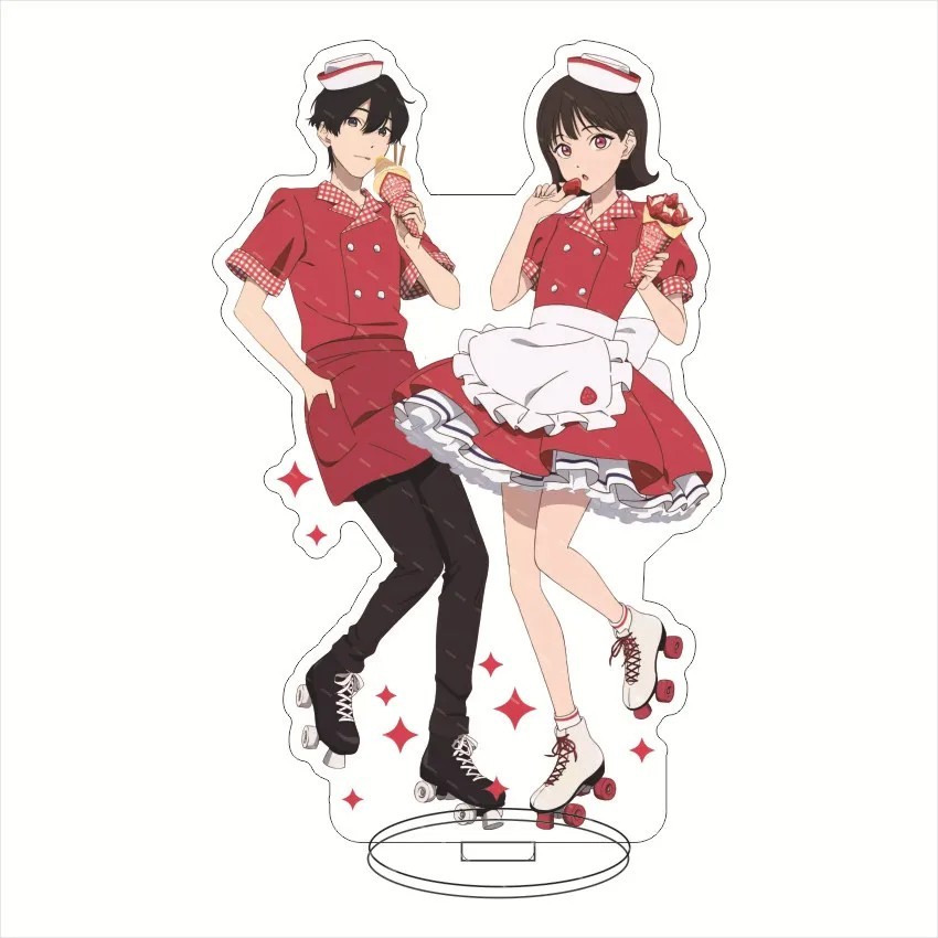 อะนิเมะ Standee รุ่น Shoshimin Series วิธีกลายเป็นตัวอักษรอะคริลิคธรรมดา Kobato Osanai โต๊ะเรียนตกแต