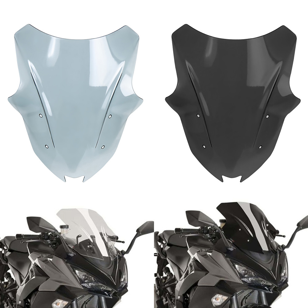Dสําหรับ KAWASAKI Ninja 1000 Z1000SX Ninja1000 Z SX 2017-2024 กระจกลม Deflector อุปกรณ์เสริมรถจักรยา